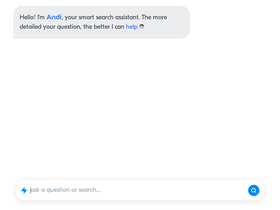 'andisearch.com' screenshot