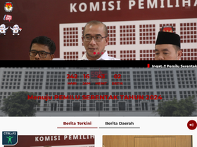 'kpu.go.id' screenshot