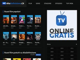 'altadefinizione.cx' screenshot