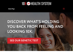 '10xhealthsystem.com' screenshot