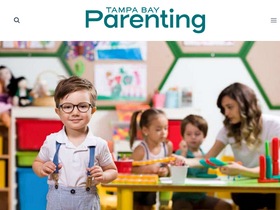 'tampabayparenting.com' screenshot
