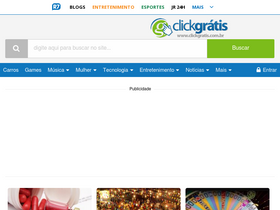 'clickgratis.com.br' screenshot