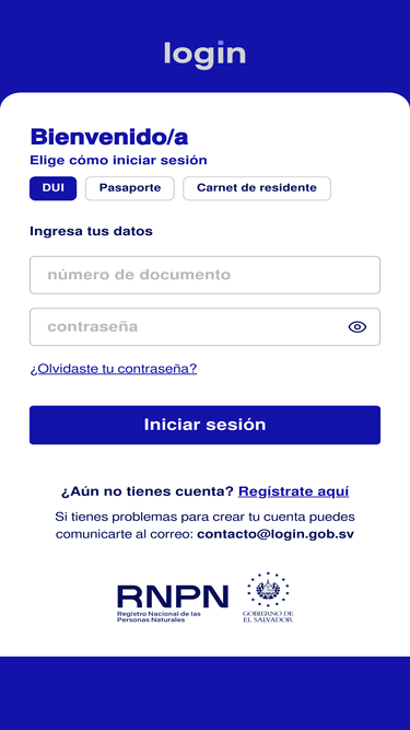 login.gob.sv