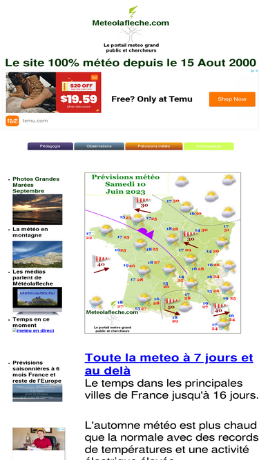 meteolafleche.com