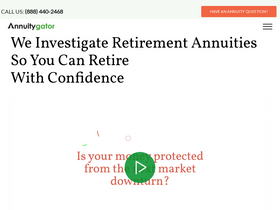 'annuitygator.com' screenshot