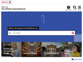 'berlin.de' screenshot