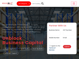 'excess2sell.com' screenshot