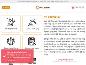 'luatvietphong.vn' screenshot