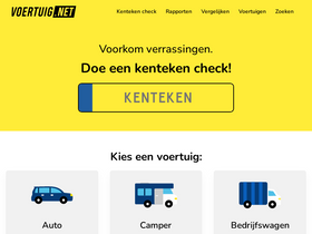 'voertuig.net' screenshot