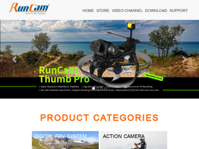 'runcam.com' screenshot