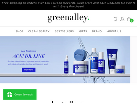 greenalleyshop.com homepage screenshot