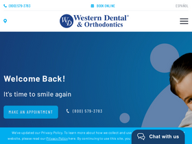 'westerndental.com' screenshot