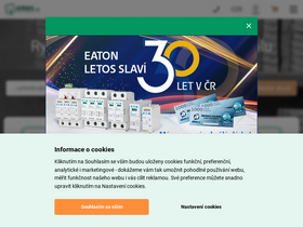 'emas.cz' screenshot