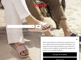'bata.com' screenshot