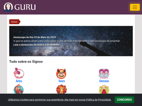 'oguru.com.br' screenshot