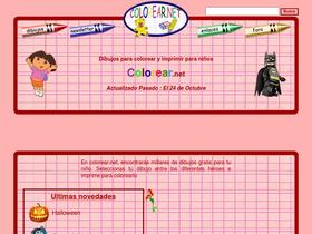 'colorear.net' screenshot