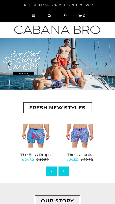 cabanabroshorts.com