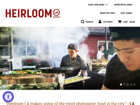 heirloomlaorder.com homepage screenshot