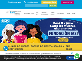 'mariestopes.org.mx' screenshot
