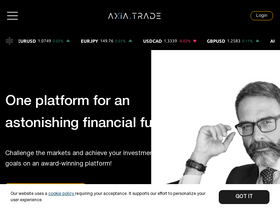 'axiainvestments.com' screenshot