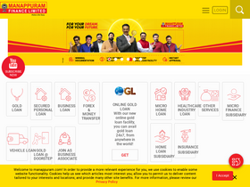 'manappuram.com' screenshot