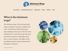 'minimumwage.com' screenshot