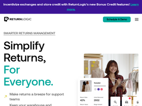 'returnlogic.com' screenshot