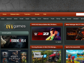 'ovagames.com' screenshot