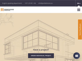 'prefabhome.eu' screenshot