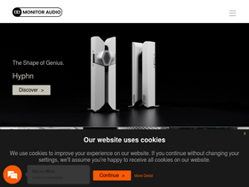 'monitoraudio.com' screenshot