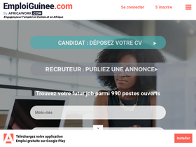 'emploiguinee.com' screenshot