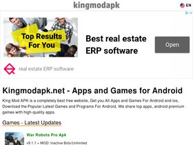 'kingmodapk.com' screenshot