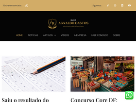 'concursos.adv.br' screenshot