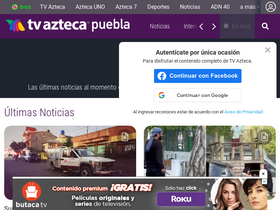 'aztecapuebla.com' screenshot