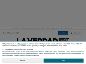 'laverdad.es' screenshot