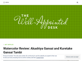 'wellappointeddesk.com' screenshot