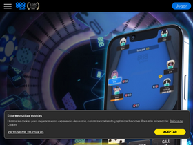 '888poker.es' screenshot