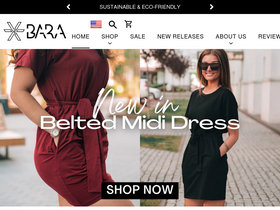 'barasportswear.com' screenshot