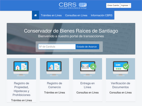 'conservador.cl' screenshot