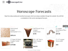 'horoscopelive.net' screenshot
