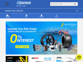 gearheadmotoring.com homepage screenshot