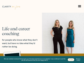 'clarityonfire.com' screenshot