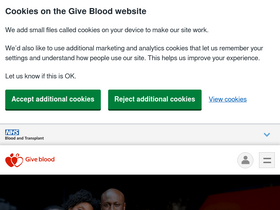 'blood.co.uk' screenshot