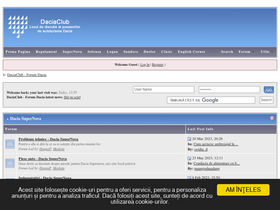 'daciaclub.ro' screenshot