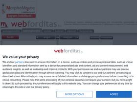 'webforditas.hu' screenshot