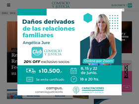 'comercioyjusticia.info' screenshot