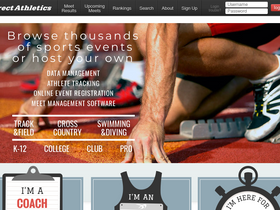 'directathletics.com' screenshot