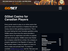 'ggbet-canada.com' screenshot