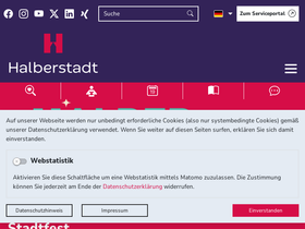 'halberstadt.de' screenshot