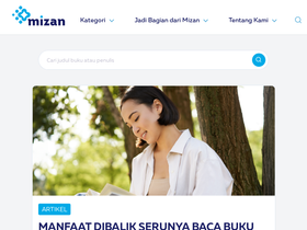 'mizan.com' screenshot
